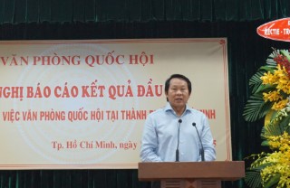 Hội nghị báo cáo kết quả đầu tư dự án Nhà làm việc Văn phòng Quốc hội tại TP Hồ Chí Minh